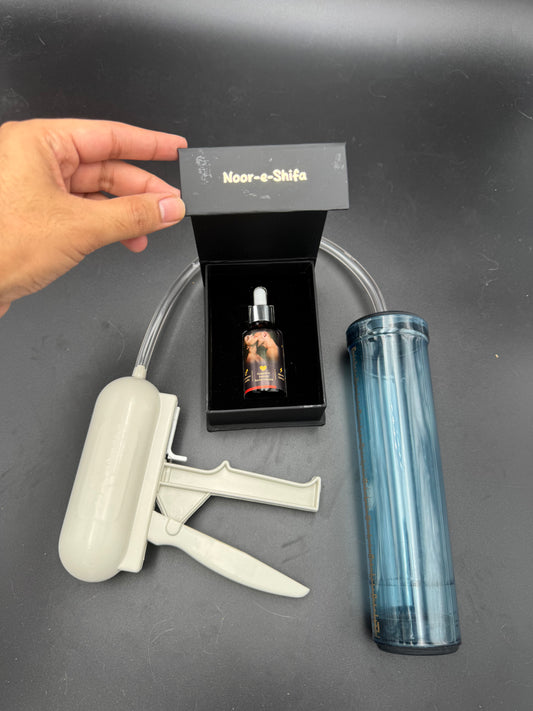 Tigra Strength Combo – Herbal Oil + Wellness Vacuum Pump