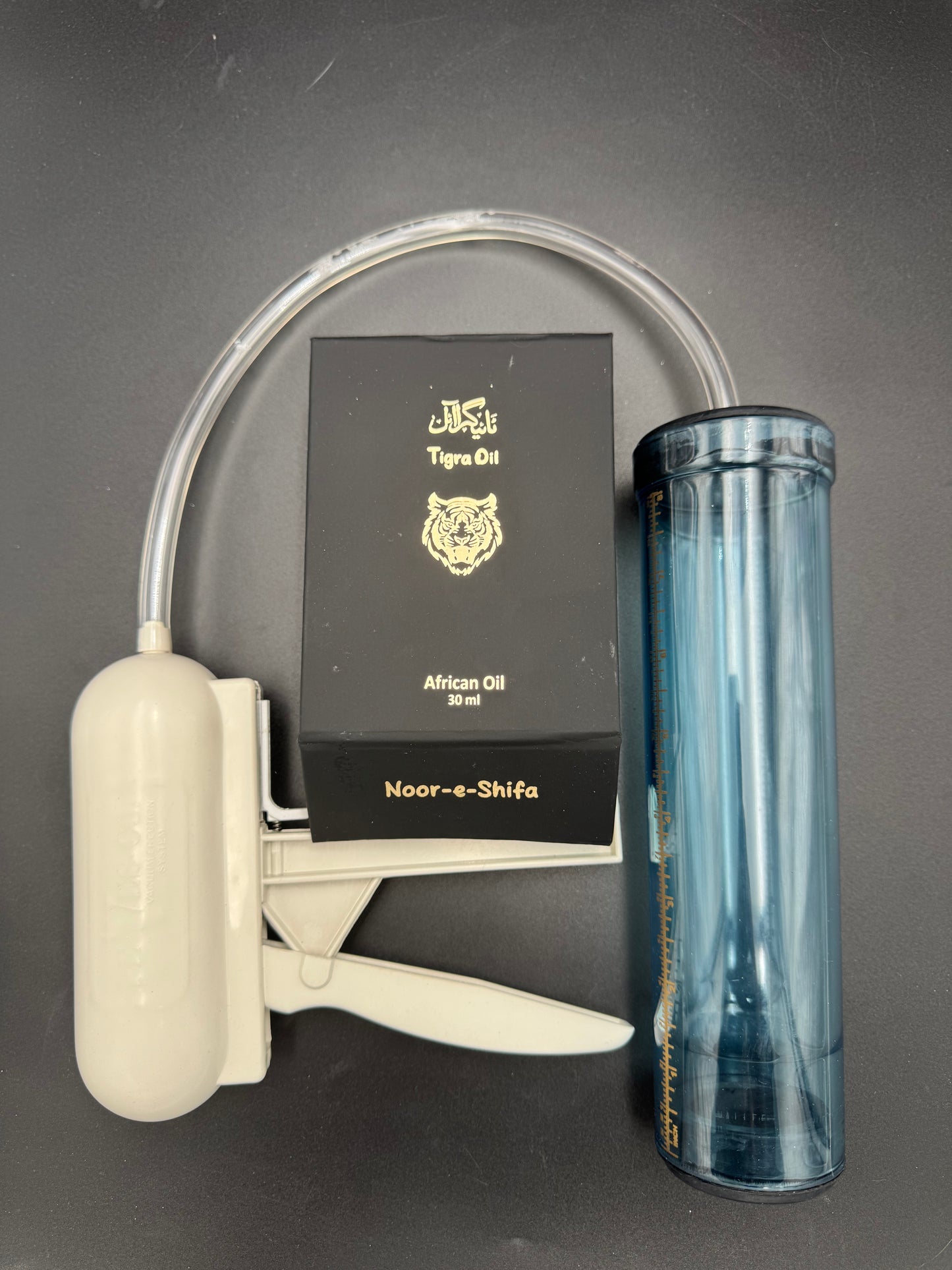 Tigra Strength Combo – Herbal Oil + Wellness Vacuum Pump