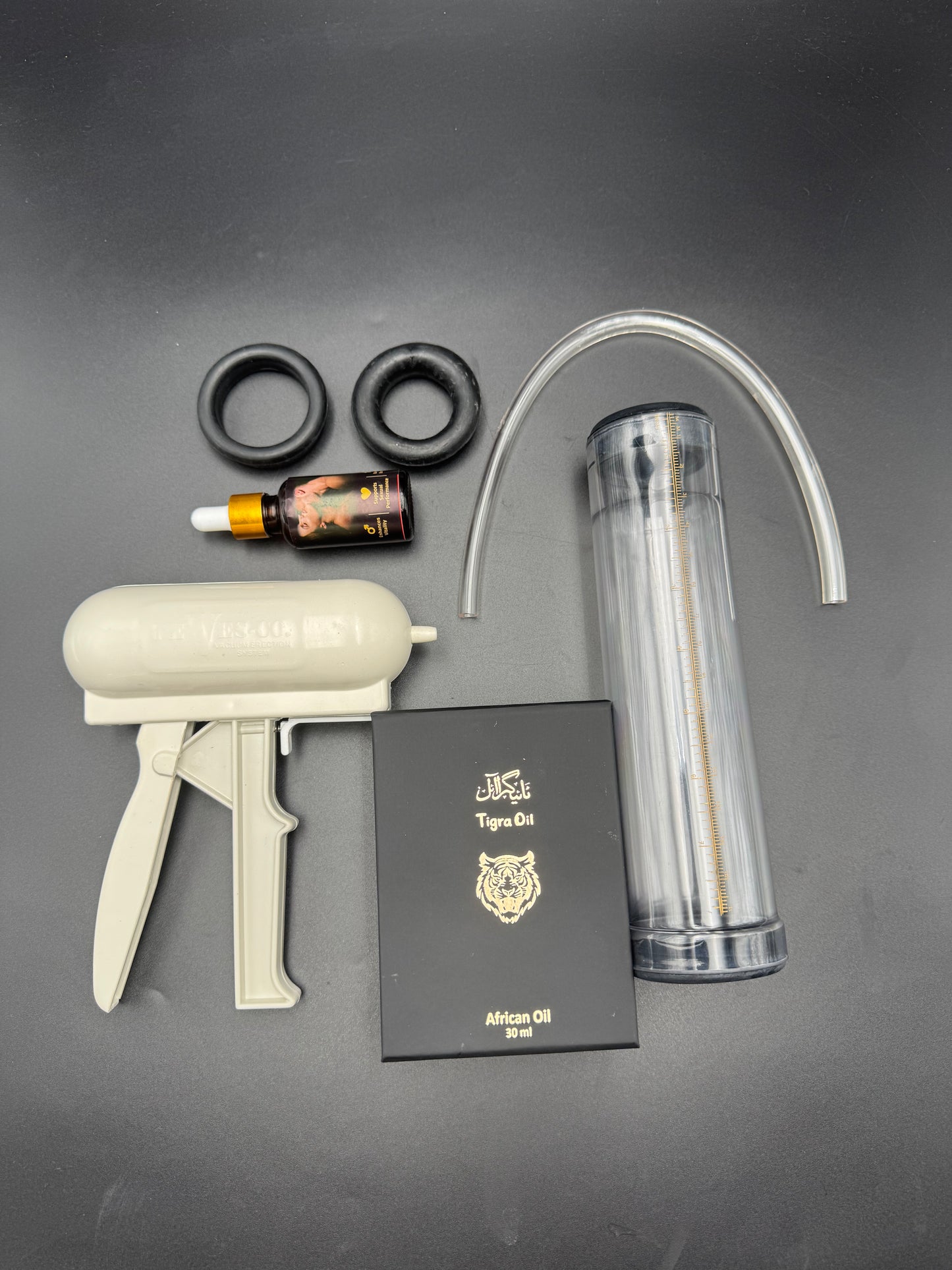 Tigra Strength Combo – Herbal Oil + Wellness Vacuum Pump